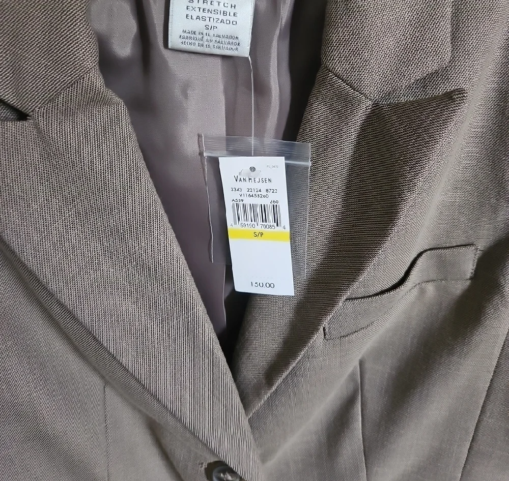 Tan Blazer and Pants Suit Set - Picture 2 of 5